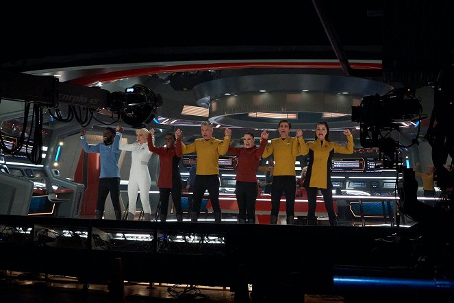 Star Trek: Podivné nové světy - Podprostorová rapsodie - Z natáčení