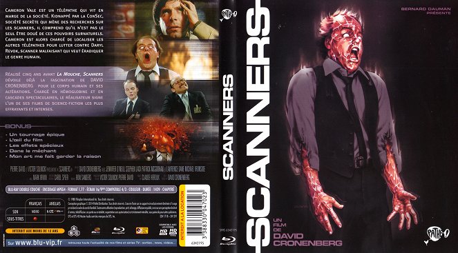 Scanners (Su sólo pensamiento podía matar) - Carátulas