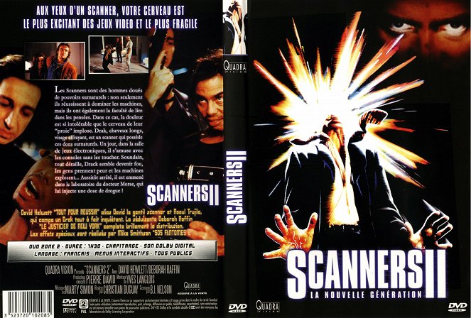 Scanners II: El nuevo orden - Carátulas