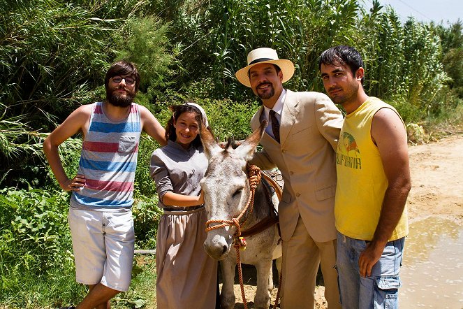 Mariposas blancas - De filmagens - Bartolomé Fernández García, Lola Sánchez, Javier Mora