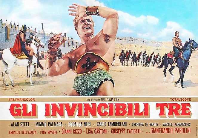 Gli invincibili tre - Mainoskuvat