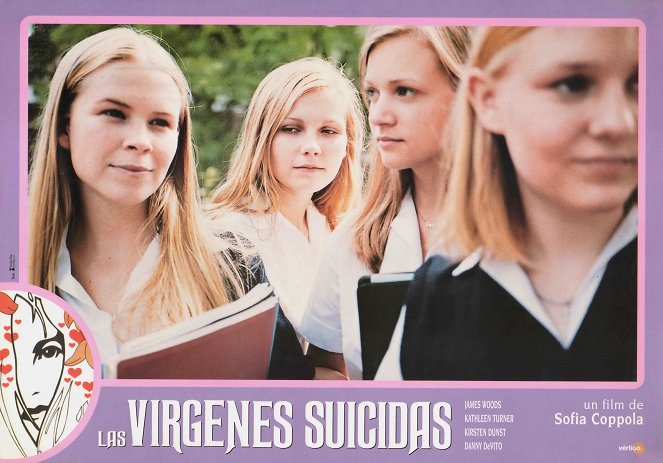 Virgin Suicides - Cartes de lobby - Leslie Hayman, Kirsten Dunst, A.J. Cook