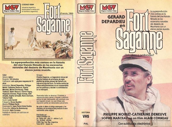 Fort Saganne - Carátulas