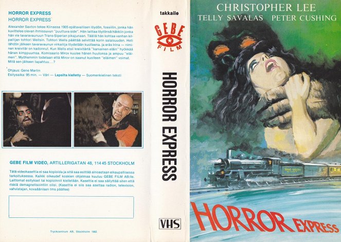 Expresso do Horror - Capas