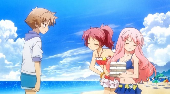 Baka and Test - Summon the Beasts - Me, Everyone, and Swimming in the Ocean! - Photos