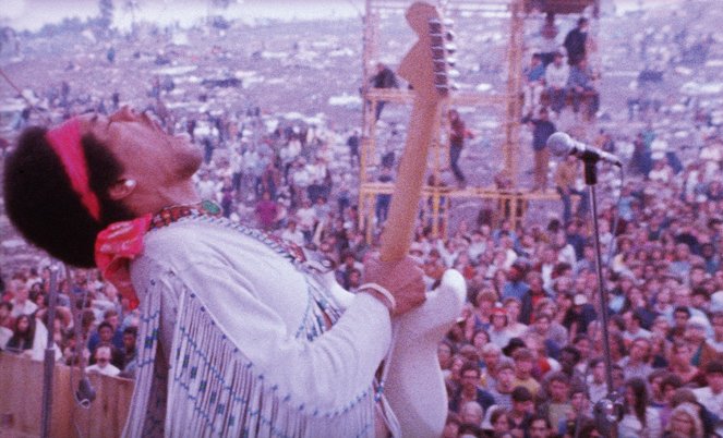Jimi Hendrix na festivalu Woodstock - Z filmu
