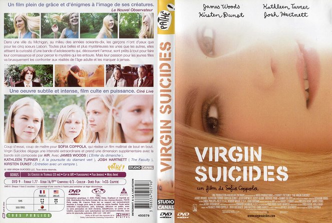 As Virgens Suicidas - Capas