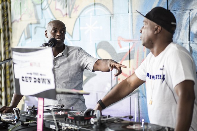 The Get Down - Events - Grandmaster Flash, an executive producer for the Netflix original series The Get Down gives a lesson at a press day in London