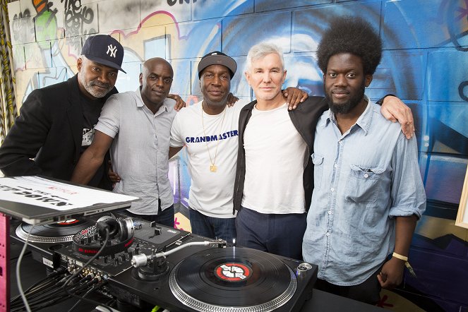 The Get Down - Z akcí - Grandmaster Flash, an executive producer for the Netflix original series The Get Down gives a lesson at a press day in London