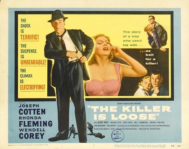 The Killer Is Loose - Lobby Cards