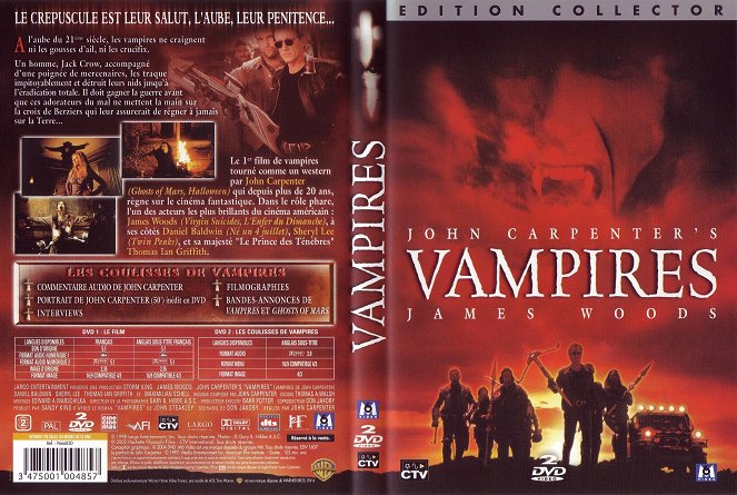 Vampiros de John Carpenter - Carátulas