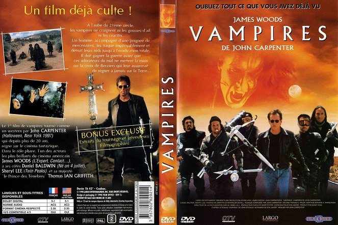 Vampiros de John Carpenter - Carátulas