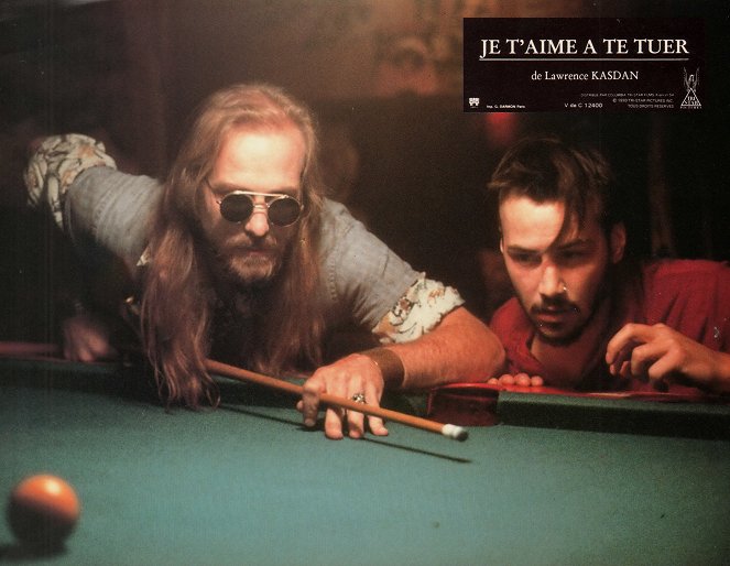 Je t'aime à te tuer - Cartes de lobby - William Hurt, Keanu Reeves