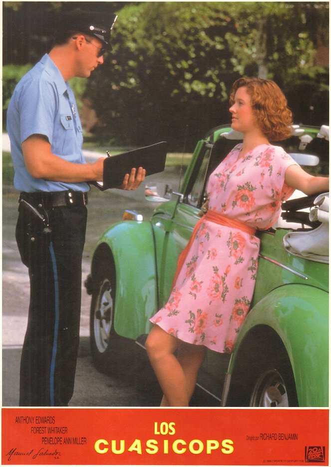 Deux flics à Downtown - Cartes de lobby - Anthony Edwards, Penelope Ann Miller