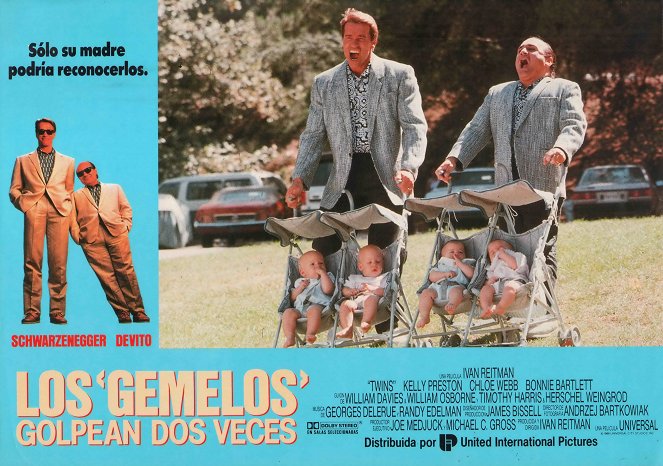 Los gemelos golpean dos veces - Fotocromos - Arnold Schwarzenegger, Danny DeVito