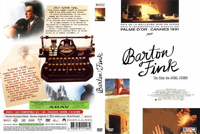 Barton Fink - Couvertures