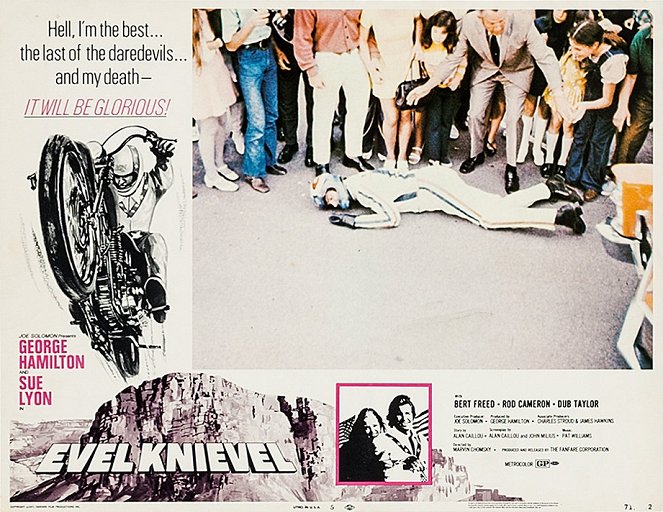 Evel Knievel - Cartes de lobby