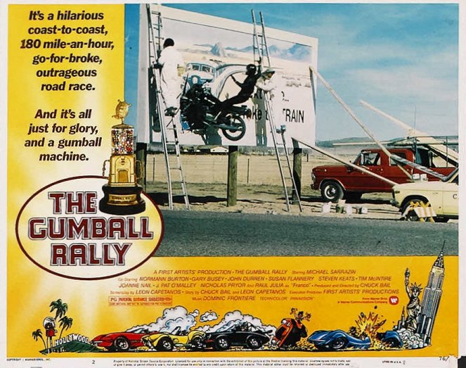 The Gumball Rally - Cartões lobby