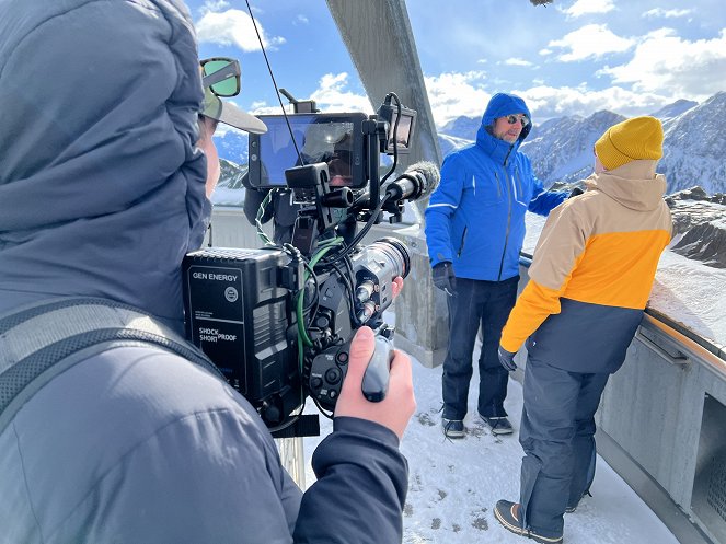 Manu a Matěj na horách - Po stopách ledových mužů - Tournage