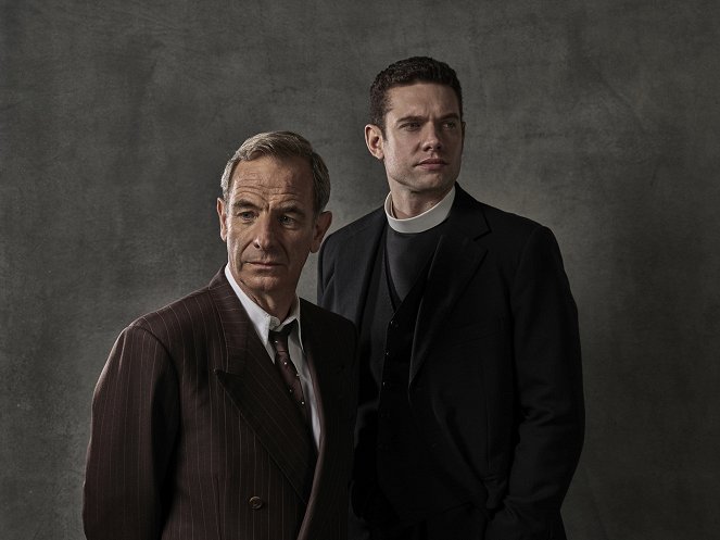 Grantchester - Ermittler im Auftrag des Herrn - Season 7 - Werbefoto - Robson Green, Tom Brittney