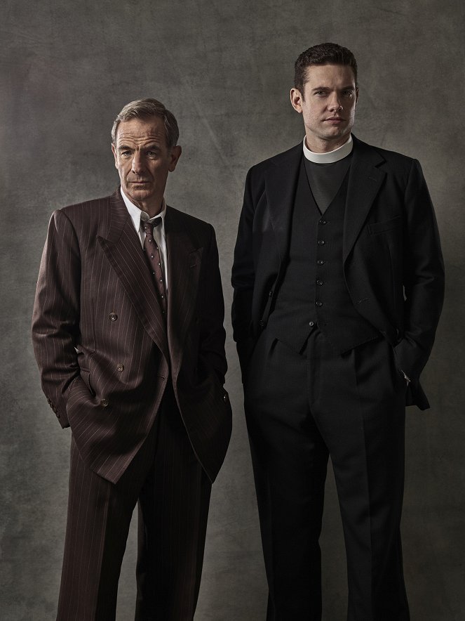 Grantchester - Ermittler im Auftrag des Herrn - Season 7 - Werbefoto - Robson Green, Tom Brittney