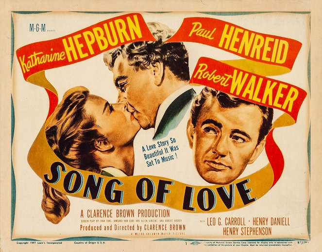 Song of Love - Lobby Cards