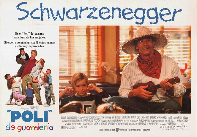 Un flic à la maternelle - Cartes de lobby - Arnold Schwarzenegger