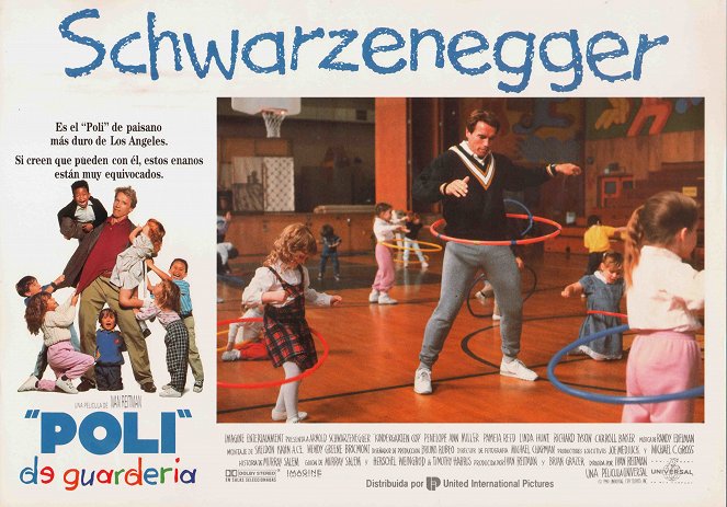 Un flic à la maternelle - Cartes de lobby - Arnold Schwarzenegger