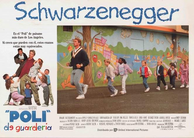 Gliniarz w przedszkolu - Lobby karty - Arnold Schwarzenegger