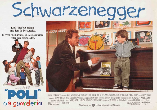 Kindergarten Cop - Lobbykaarten - Arnold Schwarzenegger