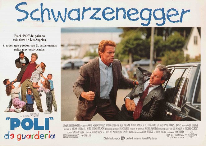 Kindergarten Cop - Lobbykaarten - Arnold Schwarzenegger