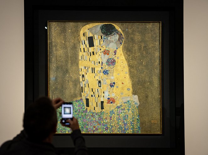 Expositions sur grand écran : Klimt et le baiser - Tournage