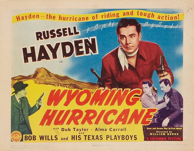 Wyoming Hurricane - Cartes de lobby