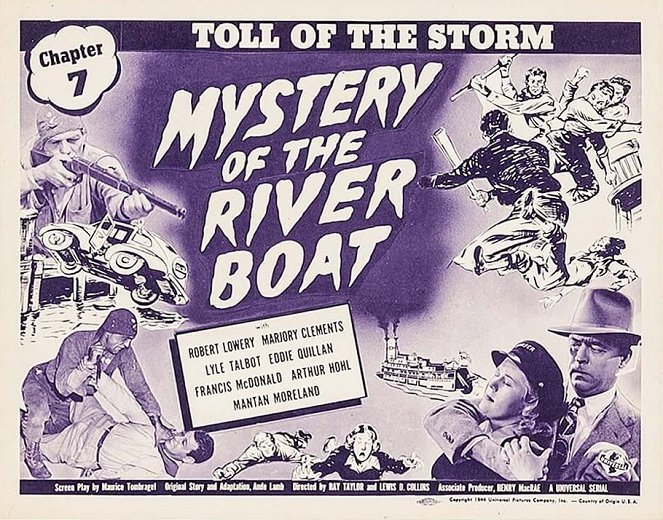 Mystery of the River Boat - Cartes de lobby