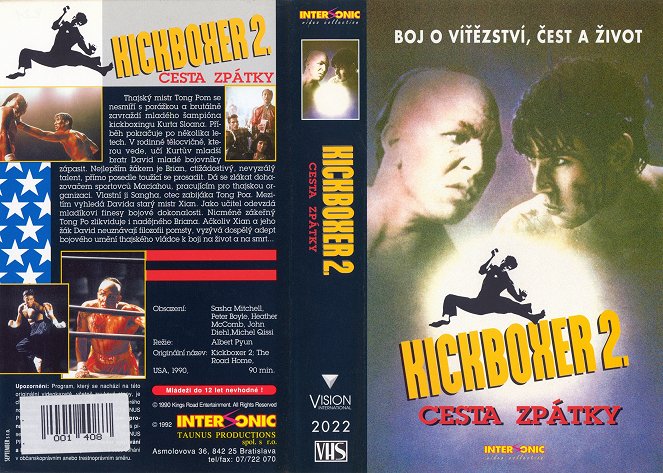 Kickboxer II : The Road Back - Couvertures