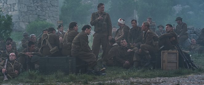 Bitva o Monte Cassino - Z filmu - Karol Dziuba, Arkadiusz Smoleński, Cezary Łukaszewicz, Mateusz Banasiuk
