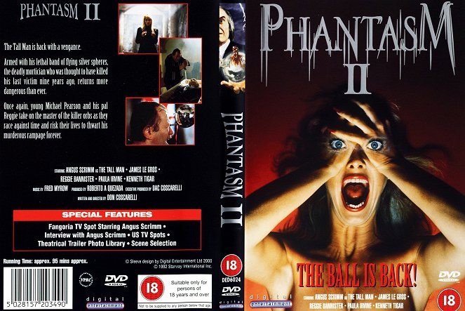 Phantasm II, de nieuwe nacht van de levende doden - Covers