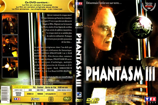 Phantasm III: Lord of the Dead - The Never Dead Part III - Covers