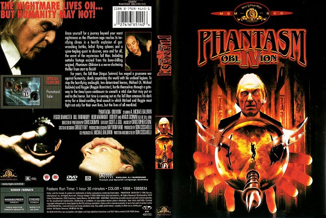 Phantasm IV: Oblivion - Capas
