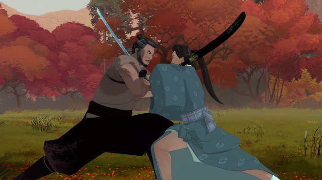 Samurai de Olhos Azuis - A história do ronin e da esposa - Do filme