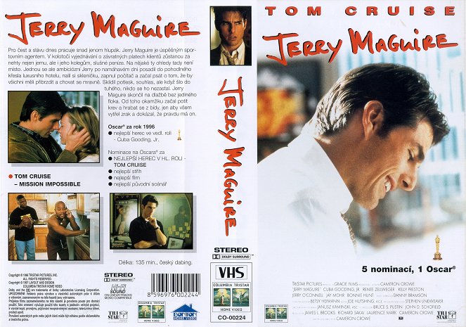 Jerry Maguire - A nagy hátraarc - Borítók