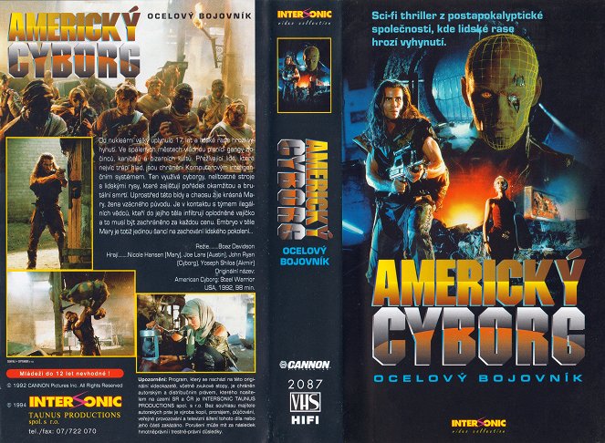 American Cyborg: Steel Warrior - Covers
