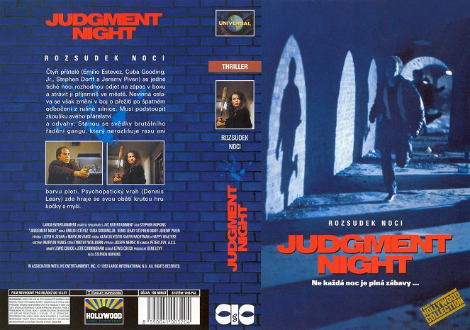 Judgment Night - Zum Töten verurteilt - Covers