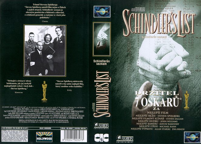 Schindlerův seznam - Covery