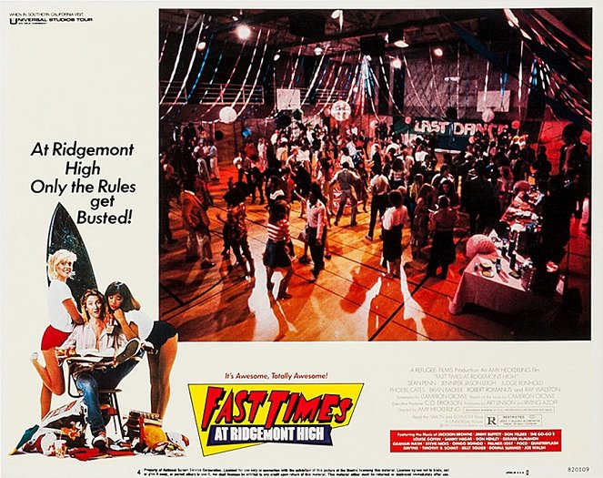 Beztroskie lata w Ridgemont High - Lobby karty