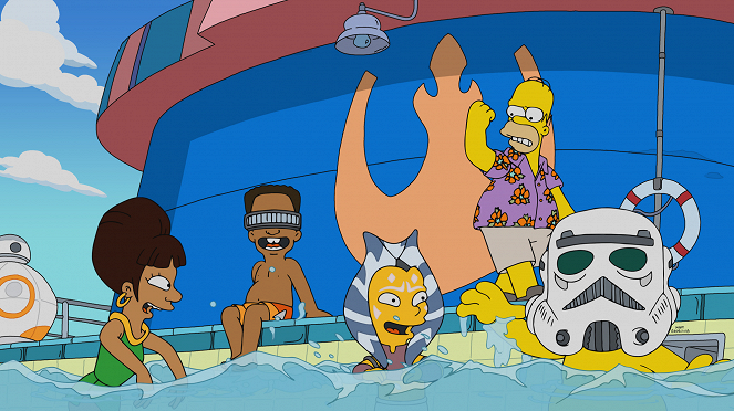 Simpsonovi - Murder, She Boat - Z filmu