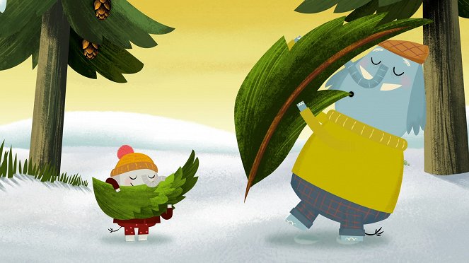 Muzisloni a vánoční strom - Z filmu