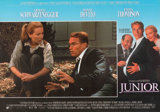 Junior - Cartes de lobby - Emma Thompson, Arnold Schwarzenegger