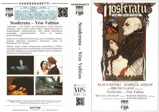 Nosferatu the Vampyre - Covers