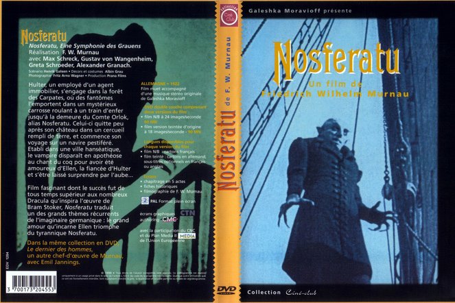 Nosferatu, una simfonia del terror - Carátulas